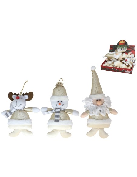 FIGURAS NAVIDE?S 3 MODELOS ORO 22 CM