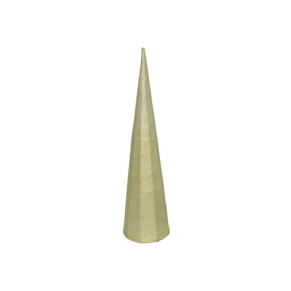 CONO METAL XMAS 40 LUCES 40CM ORO