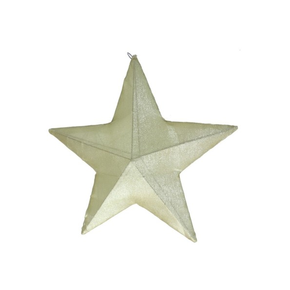 ESTRELLA METAL 40 LUCES 30CM ORO