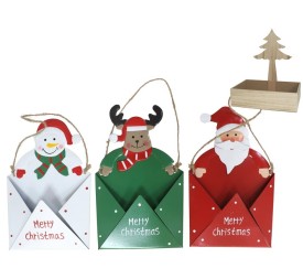 COLGANTE SOBRE DE CARTA CON FIGURA 16CM 3STD