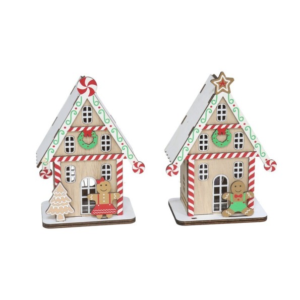 CASA GINGER 5 LUCES 11X6,5X15CM 2STD