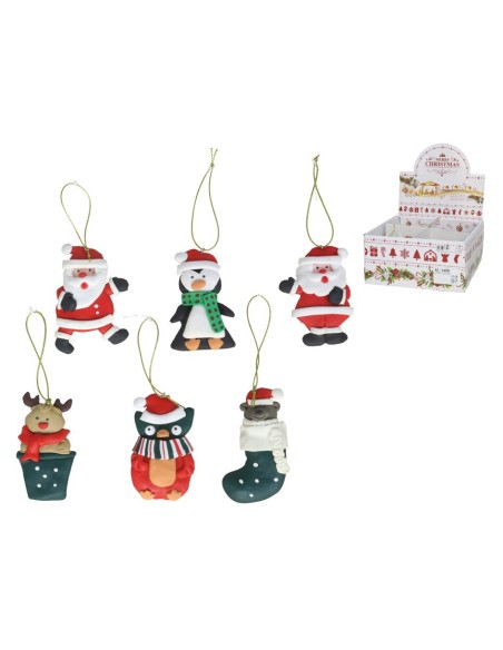 FIGURAS NAVIDAD CM.9H STD DE GOMA EN DISPLAY