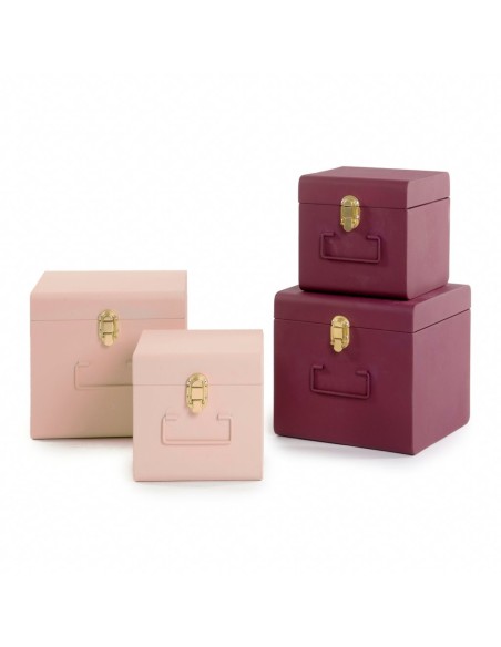 CAJA CUADRADA S/2 2 MIX COL S 20X20H20-B 26X26 H25