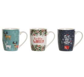 MUG PORCELANA 8,5X8,5X10,3 360ML 3 SURT.