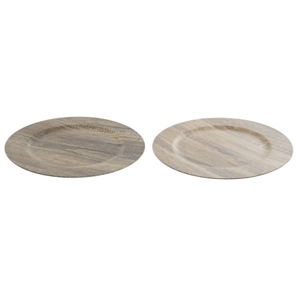 CENTRO MESA PP 33X33X2 SIMIL MADERA 2 SURT. (7465)