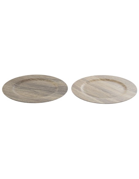 CENTRO MESA PP 33X33X2 SIMIL MADERA 2 SURT. (7465)