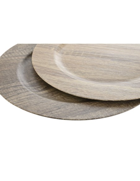 CENTRO MESA PP 33X33X2 SIMIL MADERA 2 SURT. (7465)