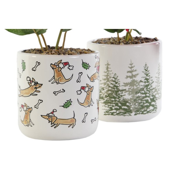 MACETA DOLOMITE PP 10,5X10,5X20 2 SURT.