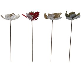 RAMA TERCIOPELO PVC 20X10X60 FLOR 4 SURT.