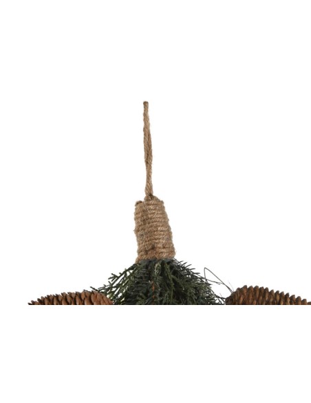 RAMA PVC PIÑAS 43X12X70 COLGANTE VERDE