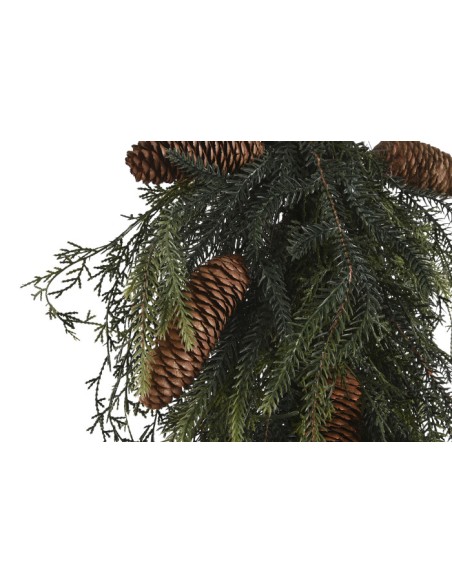 RAMA PVC PIÑAS 43X12X70 COLGANTE VERDE