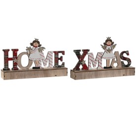 DECORACION LUMINOSA LED MDF 22X4,5X13 2 SURT.