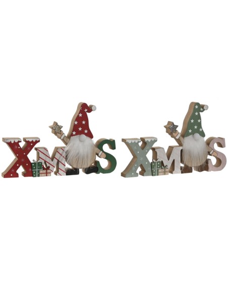 DECORACION LUMINOSA LED 23X3,5X14 GNOMO 2 SURT.