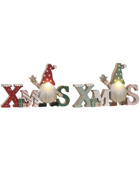 DECORACION LUMINOSA LED 23X3,5X14 GNOMO 2 SURT.