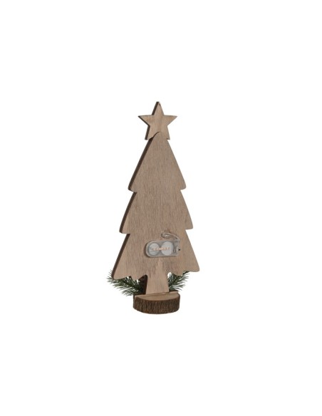 DECORACION LUMINOSA LED MDF 14X7X30 ARBOL 2 SURT.
