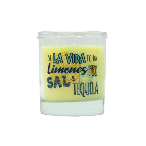 VELA VASO PERF. MENSAJE TEQUILA