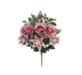 RAMO ROSAS-LILIUM X12 -54CM (ROSA)