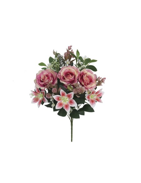 RAMO ROSAS-LILIUM X12 -54CM (ROSA)