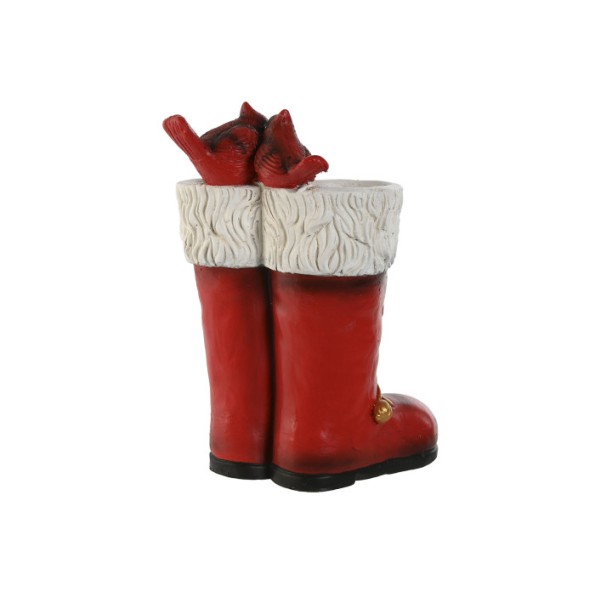 MACETERO MAGNESIA 26X23X37,5 BOTAS ROJO