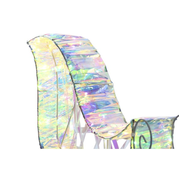 TRINEO LED 55X10X30 45L 3AA IRIDISCENTE MULTICOLOR