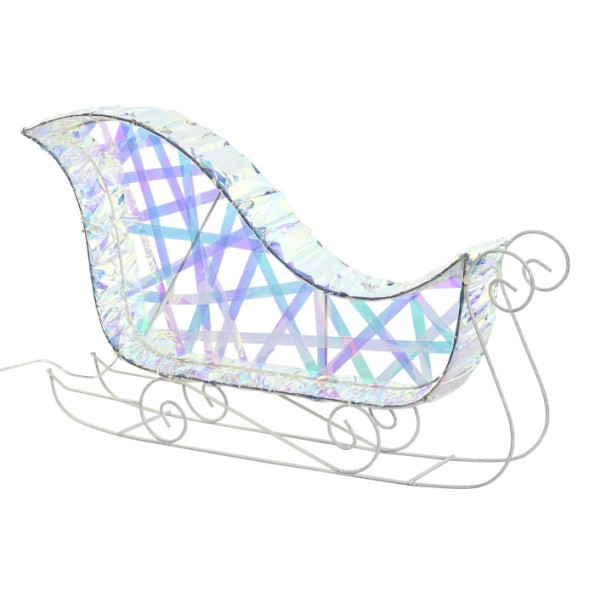 TRINEO LED 55X10X30 45L 3AA IRIDISCENTE MULTICOLOR