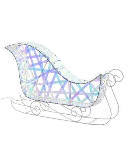 TRINEO LED 55X10X30 45L 3AA IRIDISCENTE MULTICOLOR