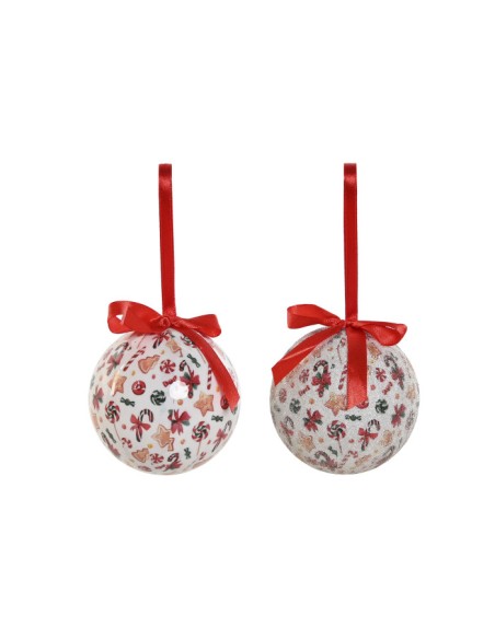 BOLA DECORACION SET 14 PVC 25X21,5X15,5 MULTICOLOR