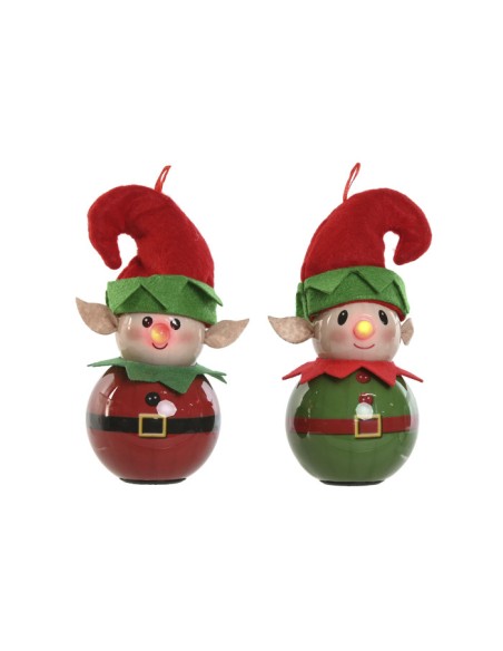 BOLA DECORACION LED PVC 7,5X7,5X12 ELFO 2 SURT.