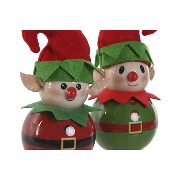 BOLA DECORACION LED PVC 7,5X7,5X12 ELFO 2 SURT.