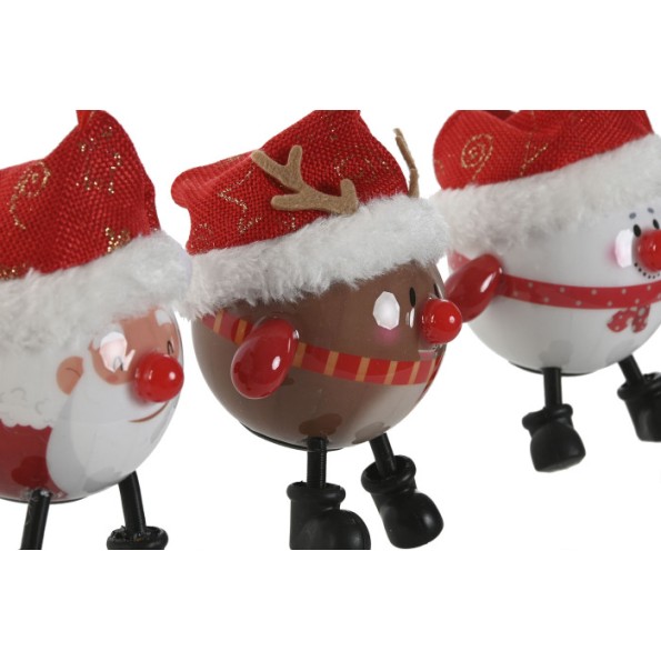 BOLA DECORACION LED 11,5X8,5X9 CAJA REGALO 3 SURT.