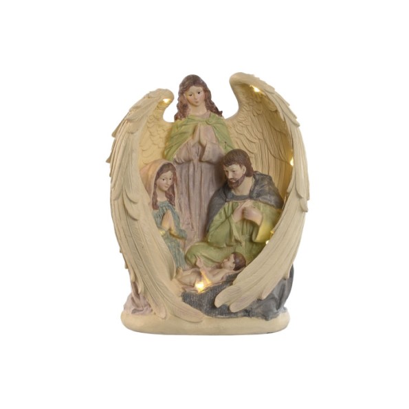 NACIMIENTO LED RESINA 25X16X31 MULTICOLOR