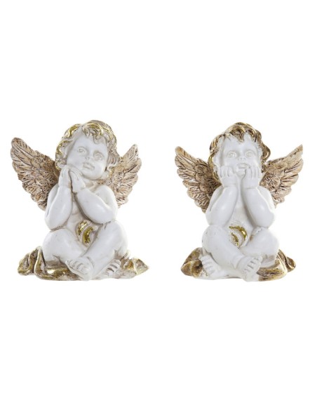 FIGURA RESINA 6,5X6X7 ANGEL DORADO 2 SURT.