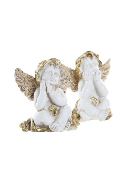 FIGURA RESINA 6,5X6X7 ANGEL DORADO 2 SURT.