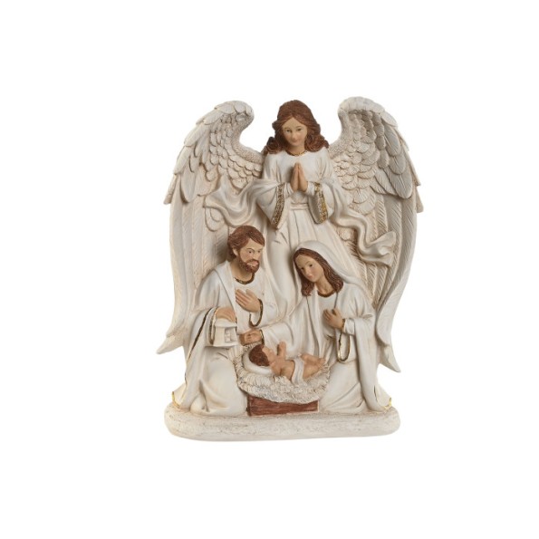 NACIMIENTO RESINA 21X10,5X26 ANGEL BLANCO