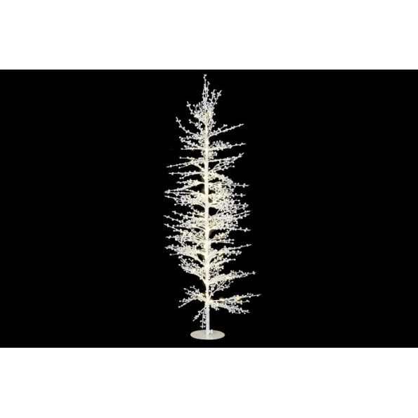 ARBOL LED METAL 50X50X120 88L. BLANCO