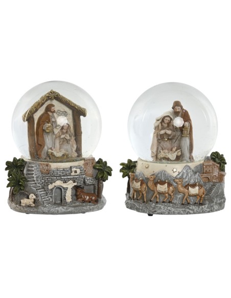 BOLA DECORACION CRISTAL 11,5X11X14,5 2 SURT.