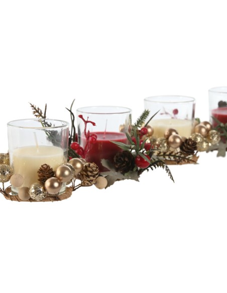 VELA CERA CRISTAL 19,5X10X6,5 2 SURT.