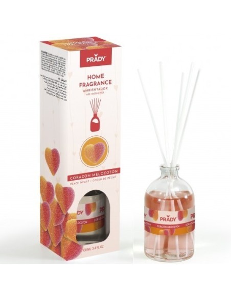 MIKADO AMBIENTADOR CORAZON DE MELOCOTON