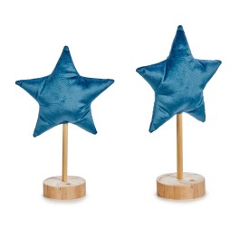 FIGURA ESTRELLA NAVIDAD PEQ AZUL