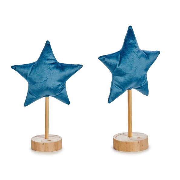 FIGURA ESTRELLA NAVIDAD PEQ AZUL