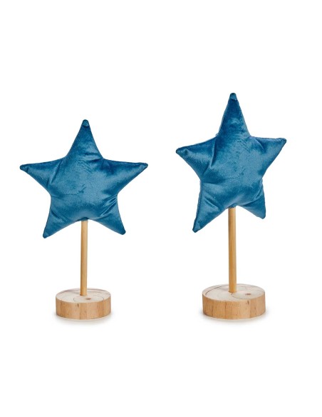 FIGURA ESTRELLA NAVIDAD PEQ AZUL