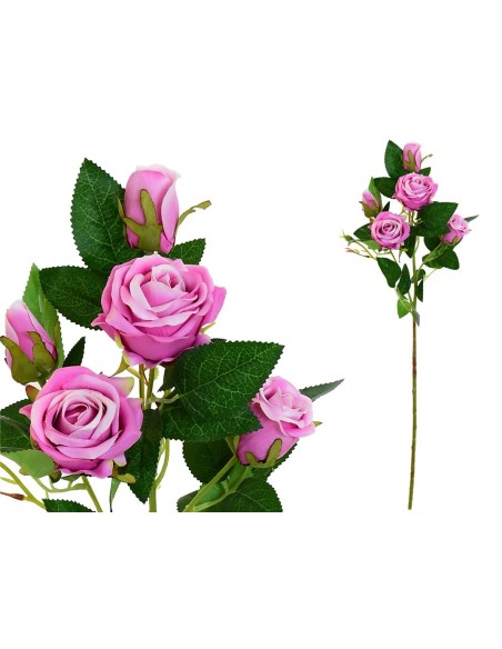 VARA ROSAS X 5 -66CM (VIOLETA)