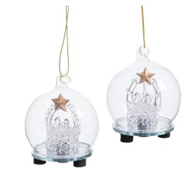 BOLA DECORATIVA NACIMIENTO CON LUZ 3/M 6 X 6 X 7 CM