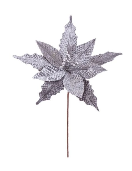 POINSETTIA GRIS 34 X 34 X 40 CM