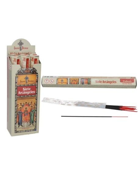 INCIENSO 24G 20 STICKS SACRED AROMA SIETE ARCANGELES