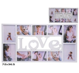 PORTAFOTOS MULTIPLE LOVE 72X36,5 CM
