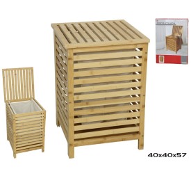 CESTA COLADA BAMBU 40X40X57 CM