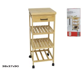 MUEBLE AUXILIAR CON CAJON 4 ALTURAS 38X37X90 CM