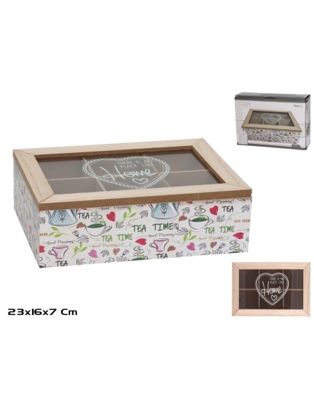 CAJA SET DE TE MARK 23X16X7,5 CM