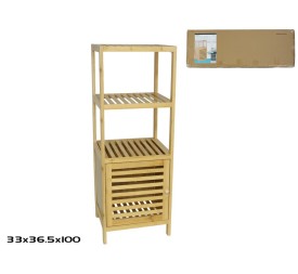 MUEBLE DE BA? DE BAMBU 34X33X100 CM